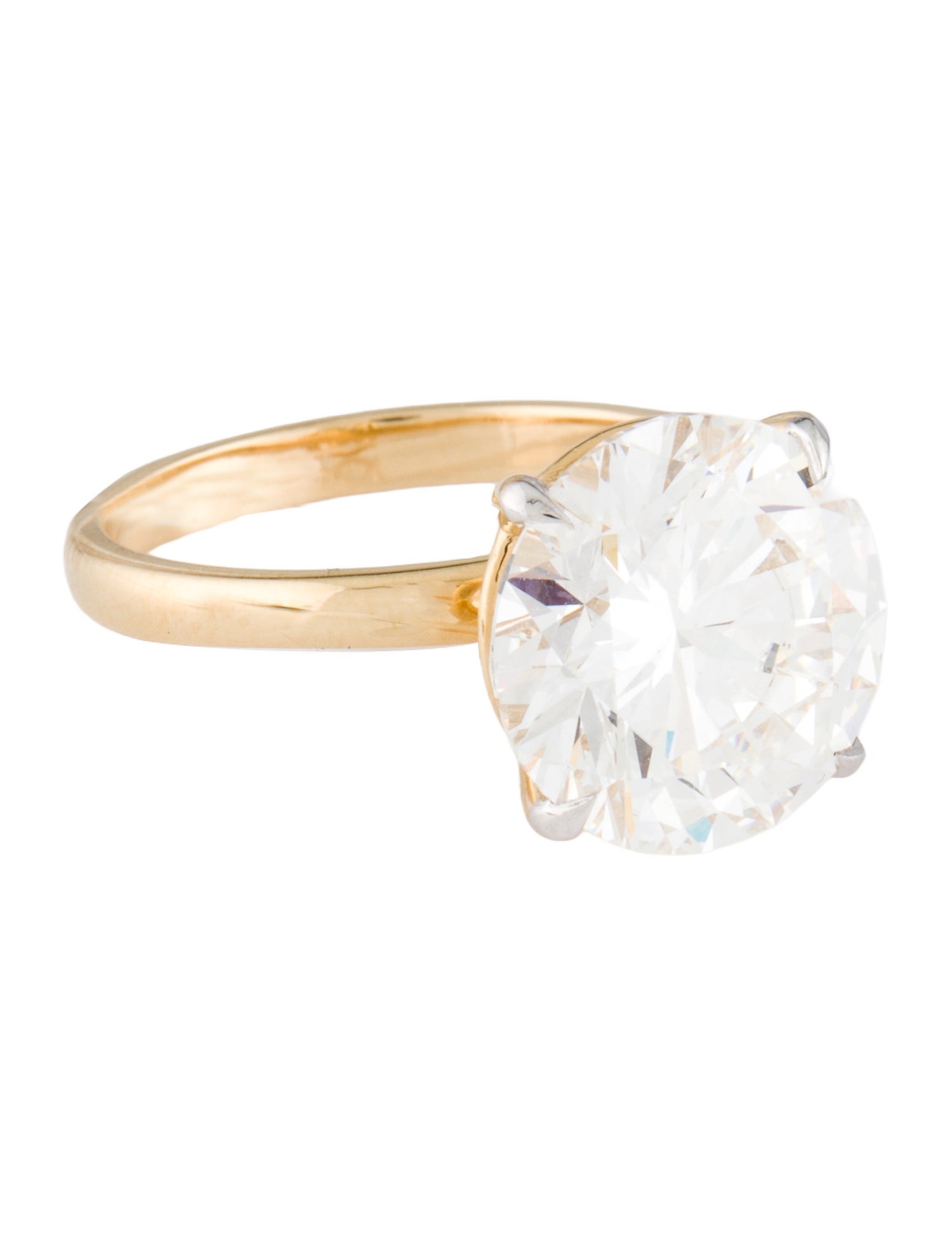 Engagement Ring 18K 5.98ct Lab-Grown Diamond Solitaire