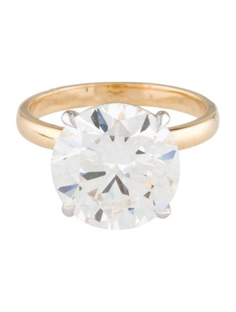 Engagement Ring 18K 5.98ct Lab-Grown Diamond Solitaire Engagement Ring