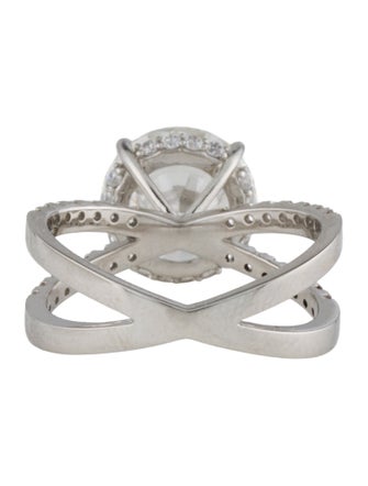 Engagement Ring Platinum 4.09ct Lab-Grown Diamond Engagement Ring