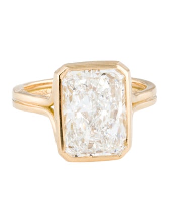 Engagement Ring 18K 5.01ct Lab-Grown Diamond Engagement Ring