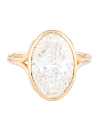 Engagement Ring 5.02ct Lab-Grown Diamond Solitaire Engagement Ring