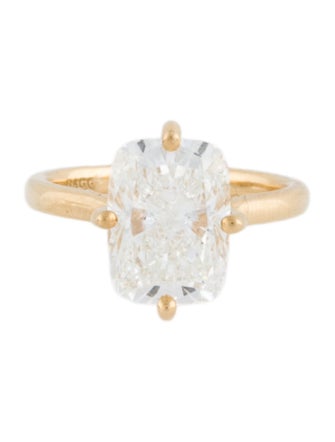 Engagement Ring 4.01ct Lab-Grown Diamond Hidden Halo Engagement Ring