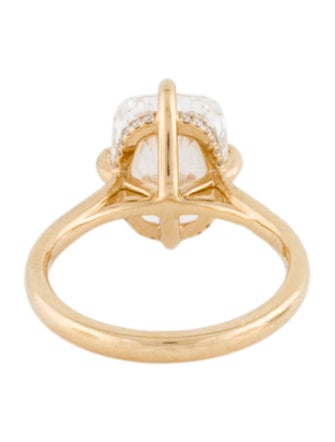 Engagement Ring 4.01ct Lab-Grown Diamond Hidden Halo Engagement Ring