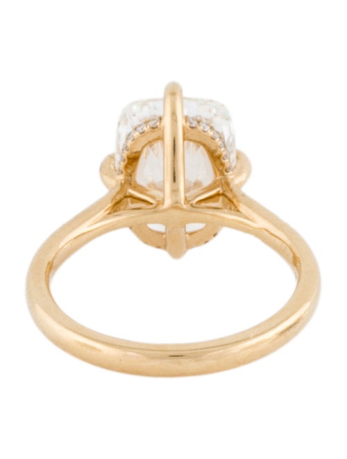 Engagement Ring 4.01ct Lab-Grown Diamond Hidden Halo Engagement Ring