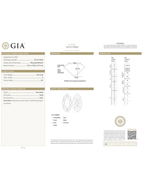 Engagement Ring 1.03ct Diamond Engagement Ring