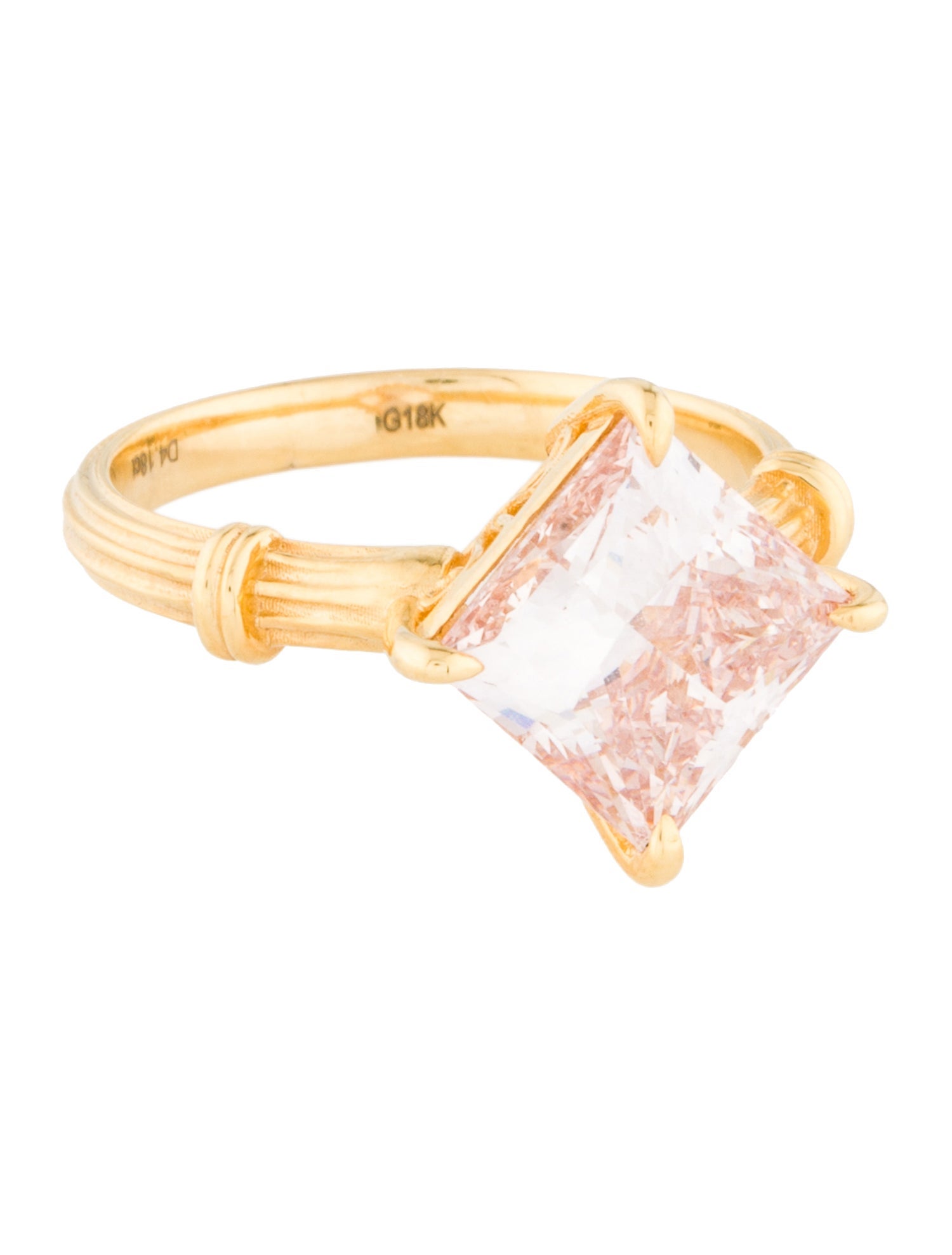 Engagement Ring 4.18ct Lab-Grown Diamond