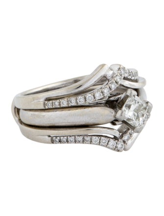 Engagement Ring 14K Diamond Wedding Set