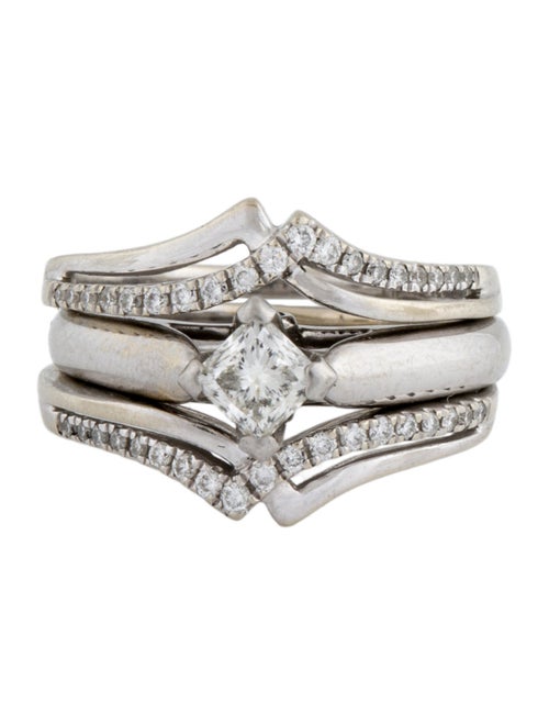 Engagement Ring 14K Diamond Wedding Set