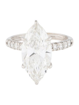 Engagement Ring 5.02ctw Lab-Grown Diamond Engagement Ring