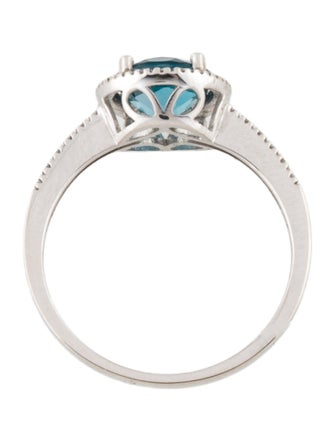 Engagement Ring 1.40ct Topaz & Diamond Engagement Ring