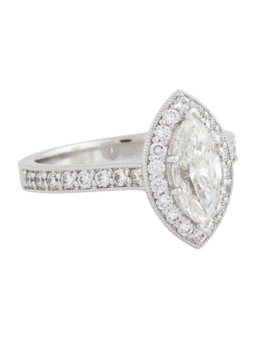 Engagement Ring Diamond Marquise Halo Engagement Ring