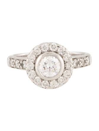 Engagement Ring Diamond Halo Engagement Ring