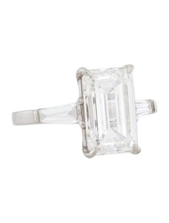 Engagement Ring Platinum 6.32ct. Lab-Grown Diamond Engagement Ring