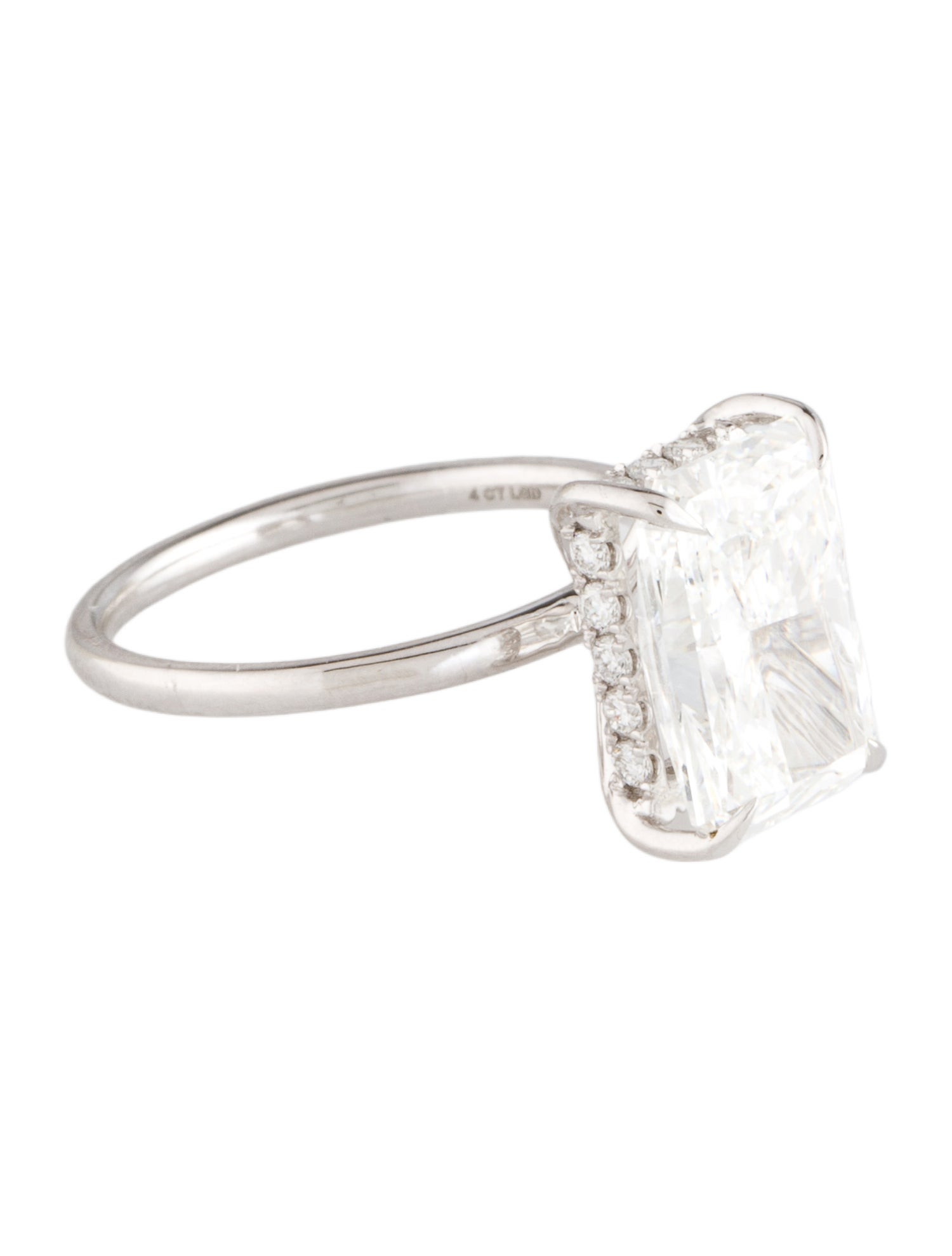 Engagement Ring 3.80ctw Lab-Grown Diamond Enagagement Ring