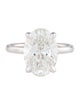 Engagement Ring 5.11ct Lab-Grown Diamond Solitaire Engagement Ring