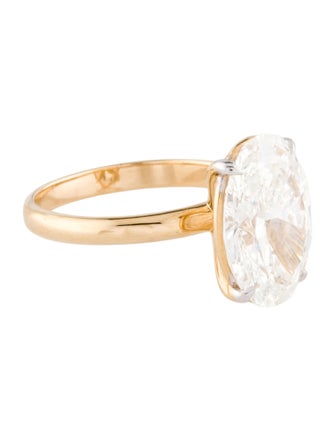 Engagement Ring 4.87ct Lab-Grown Diamond Engagement Ring