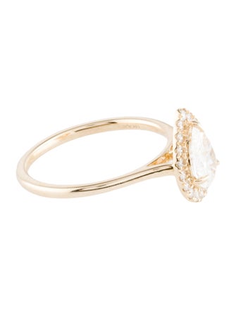 Engagement Ring Lab-Grown Diamond Halo Engagement Ring