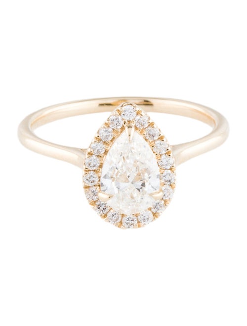 Engagement Ring Lab-Grown Diamond Halo Engagement Ring