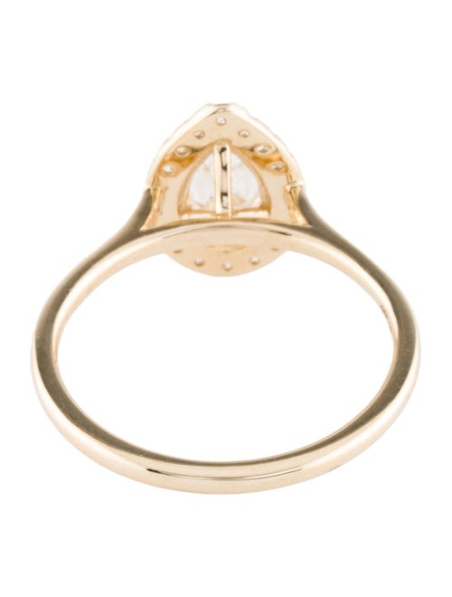 Engagement Ring Lab-Grown Diamond Halo Engagement Ring