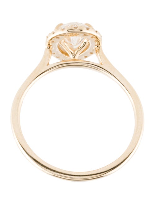 Engagement Ring Lab-Grown Diamond Halo Engagement Ring