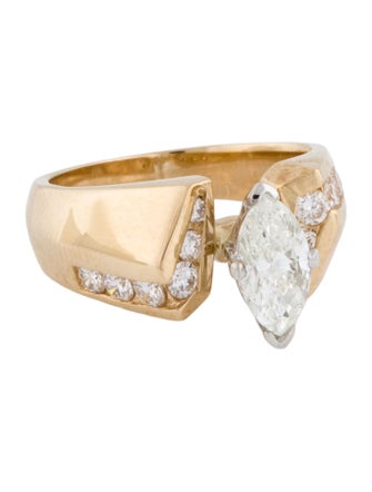 Engagement Ring Diamond Marquise Engagement Ring