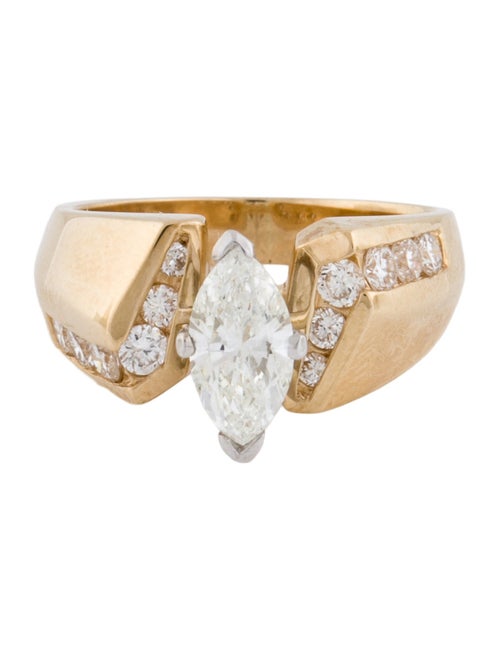 Engagement Ring Diamond Marquise Engagement Ring