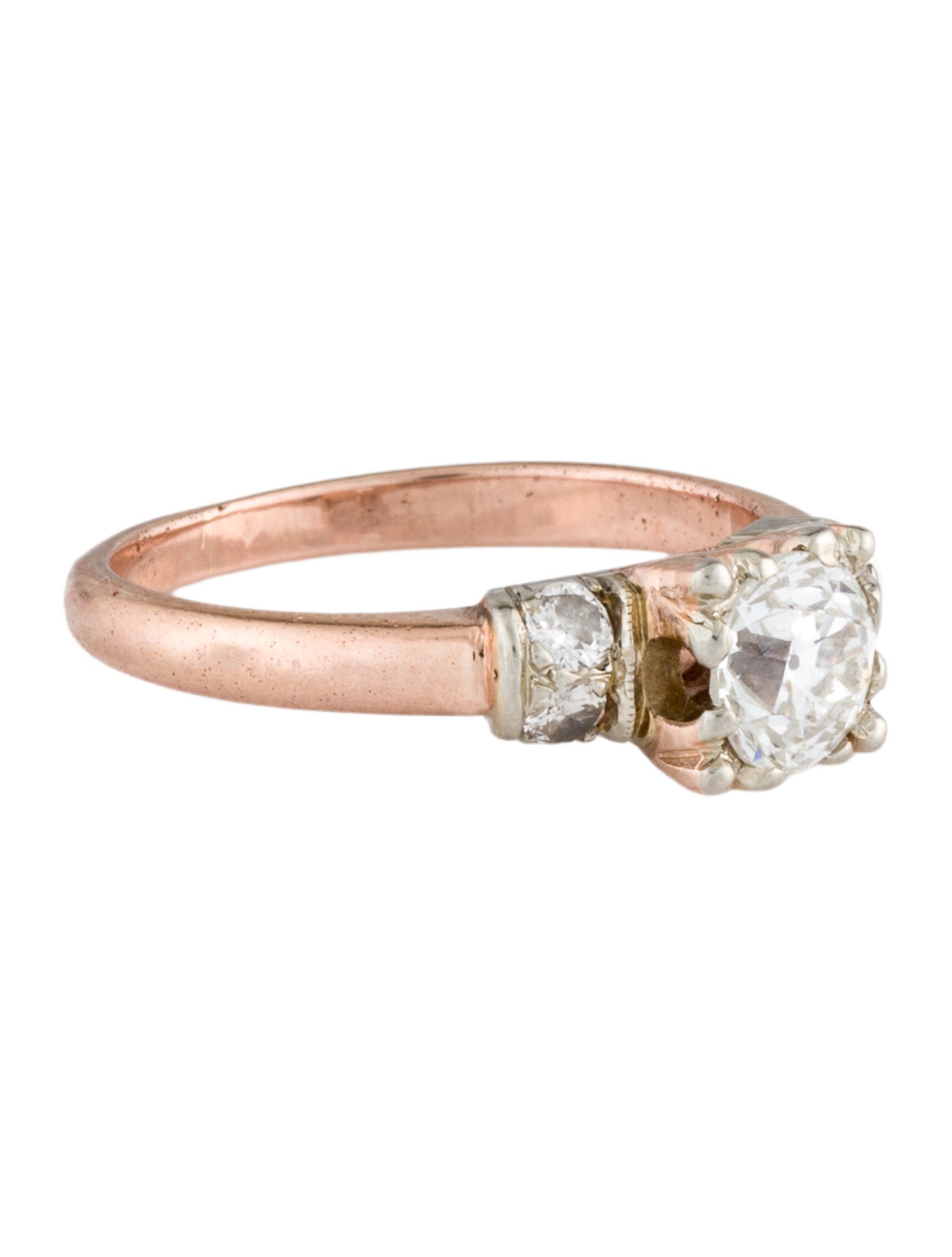 Engagement Ring 14K Vintage Diamond