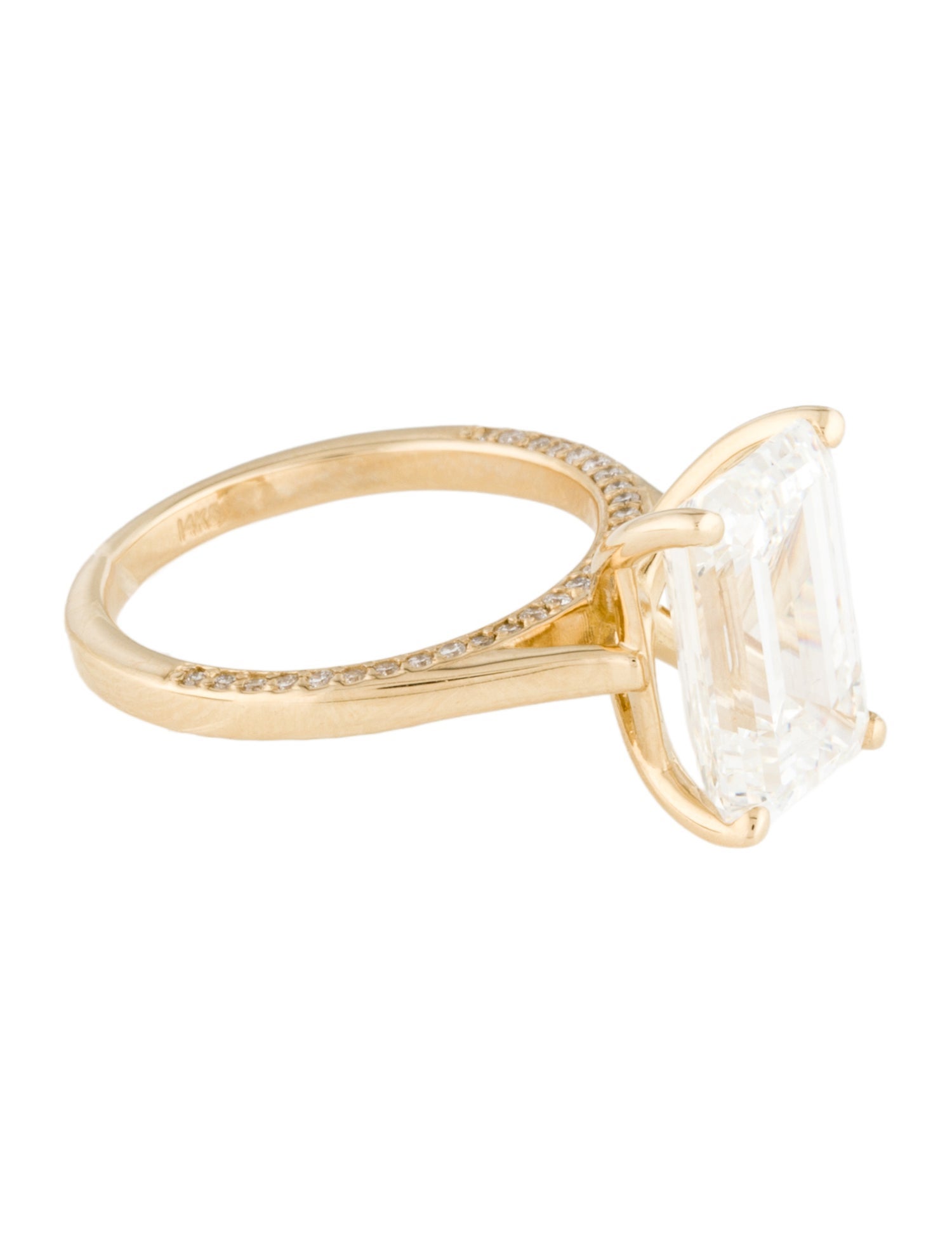 Engagement Ring 6.04ctw Lab-Grown Diamond Engagement Ring