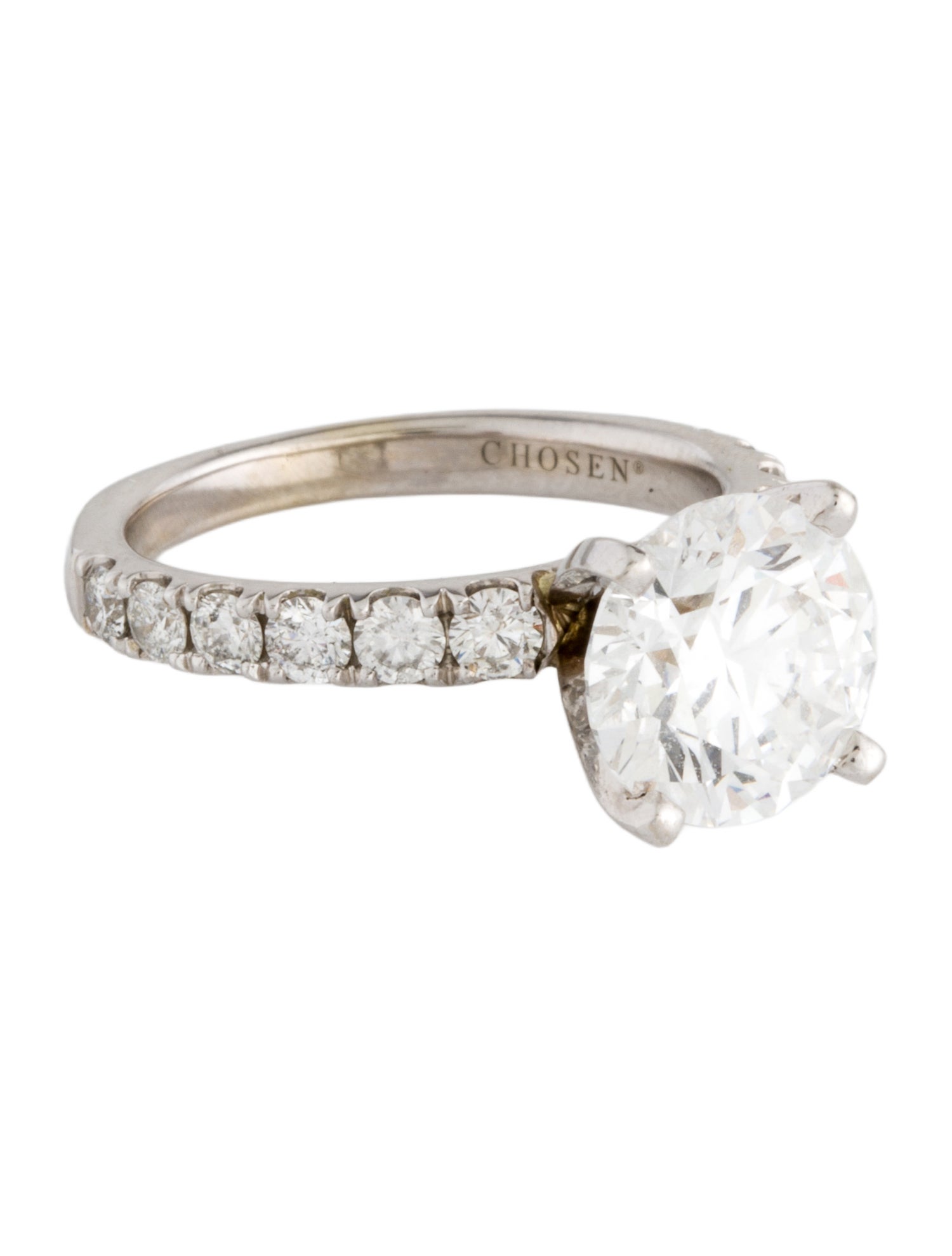 Engagement Ring 14K 2.50ct Lab-Grown & Diamond