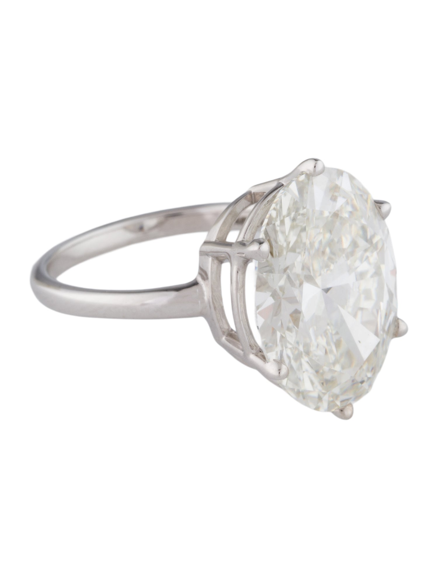 Engagement Ring 7.56ctw Lab-Grown Diamond Solitaire Cocktail Ring