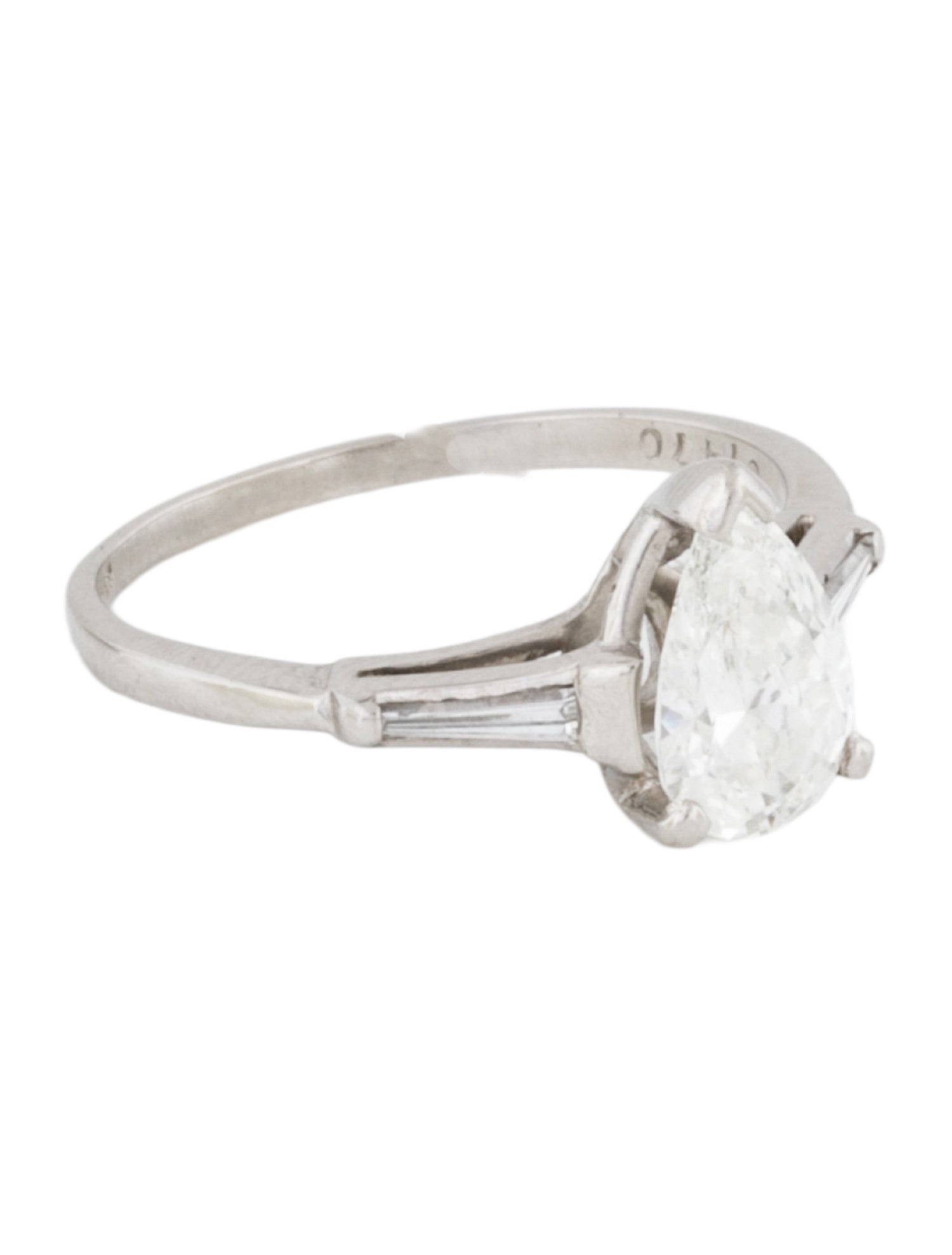 Engagement Ring Platinum 1.03ct Lab-Grown Diamond