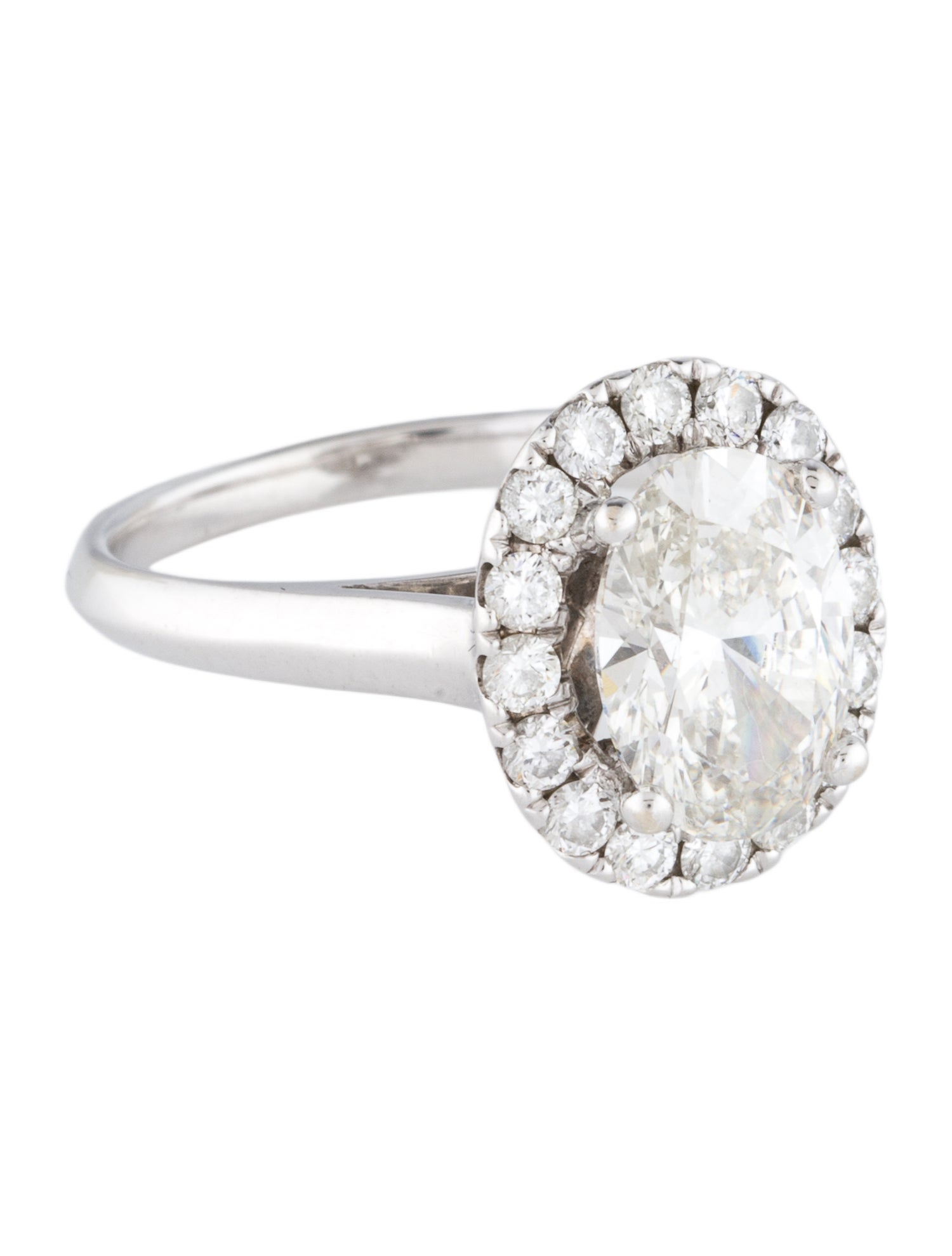 Engagement Ring 2.00ct Lab-Grown Diamond Halo Engagement Ring