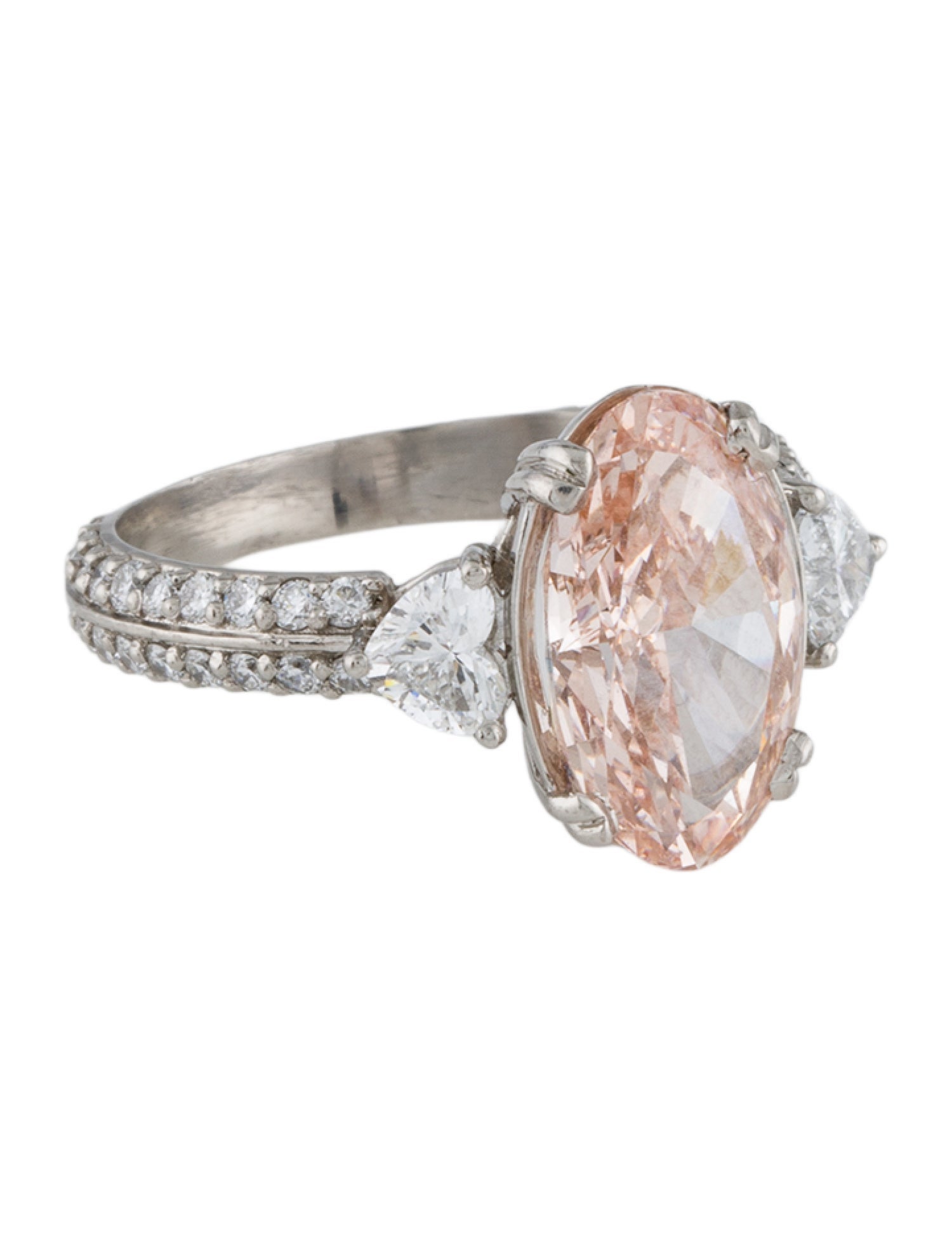 Engagement Ring Platinum 5.00ctw Lab-Grown Diamond Cocktail Ring