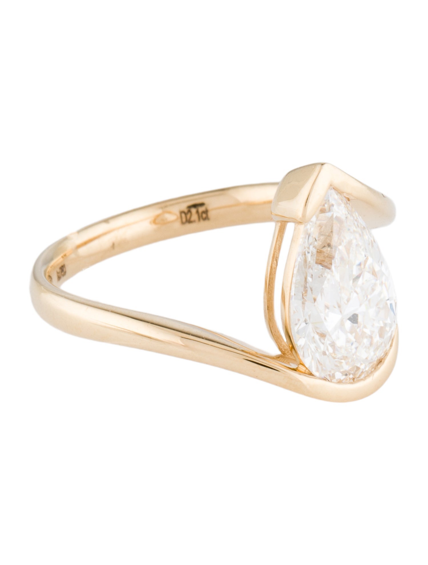 Engagement Ring 2.10ct Lab-Grown Diamond