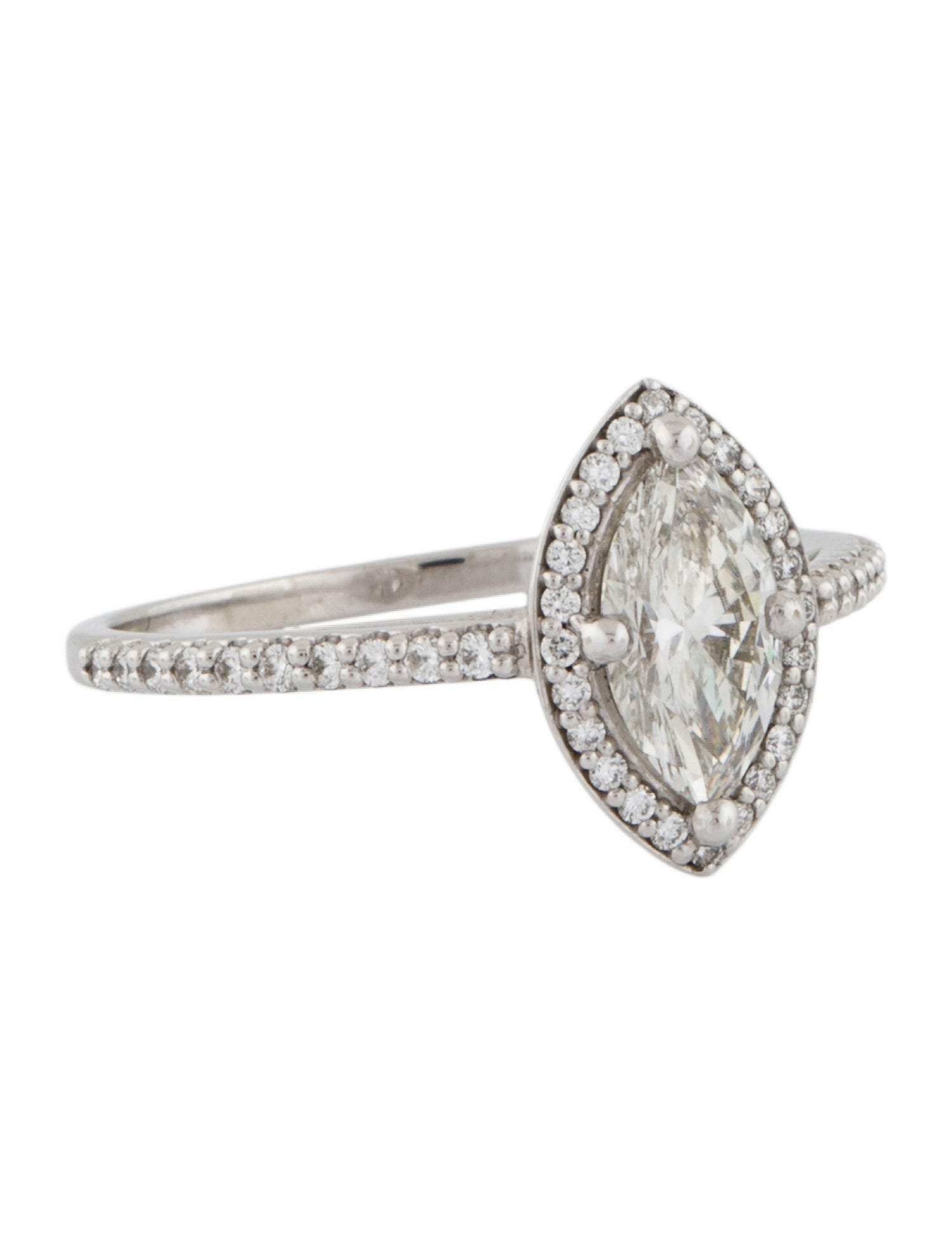 Engagement Ring Gage Diamonds 14K 1.00ct. Lab Grown Diamond Halo Ring