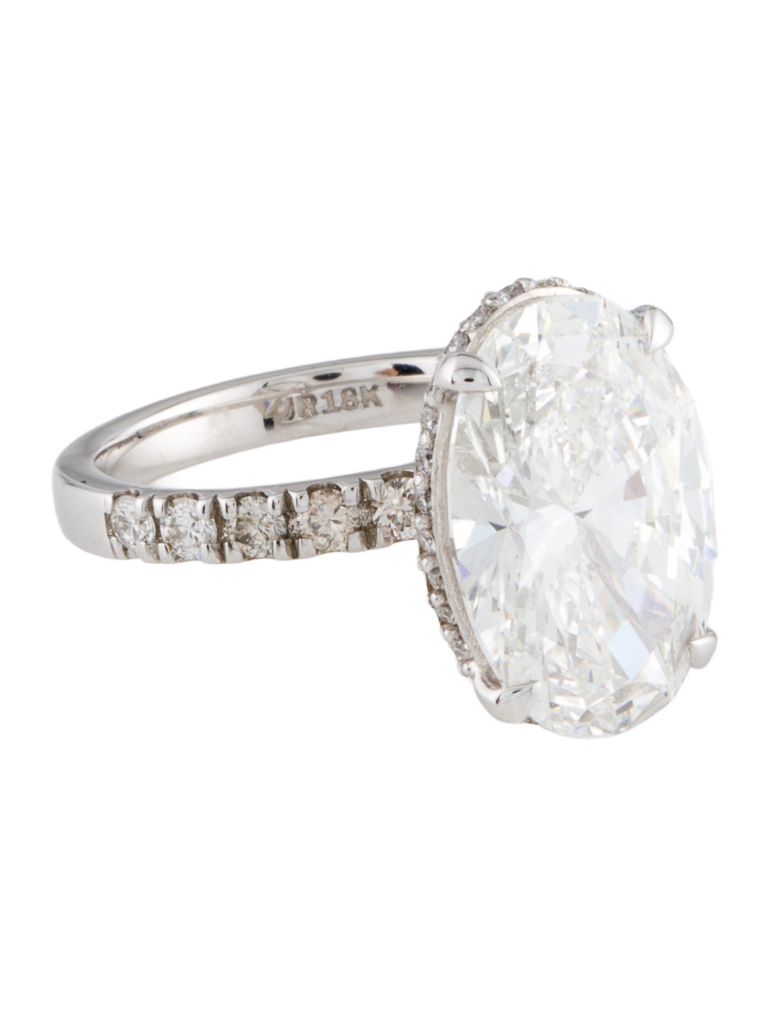 Engagement Ring 6.21ctw Lab-Grown Diamond Engagement Ring