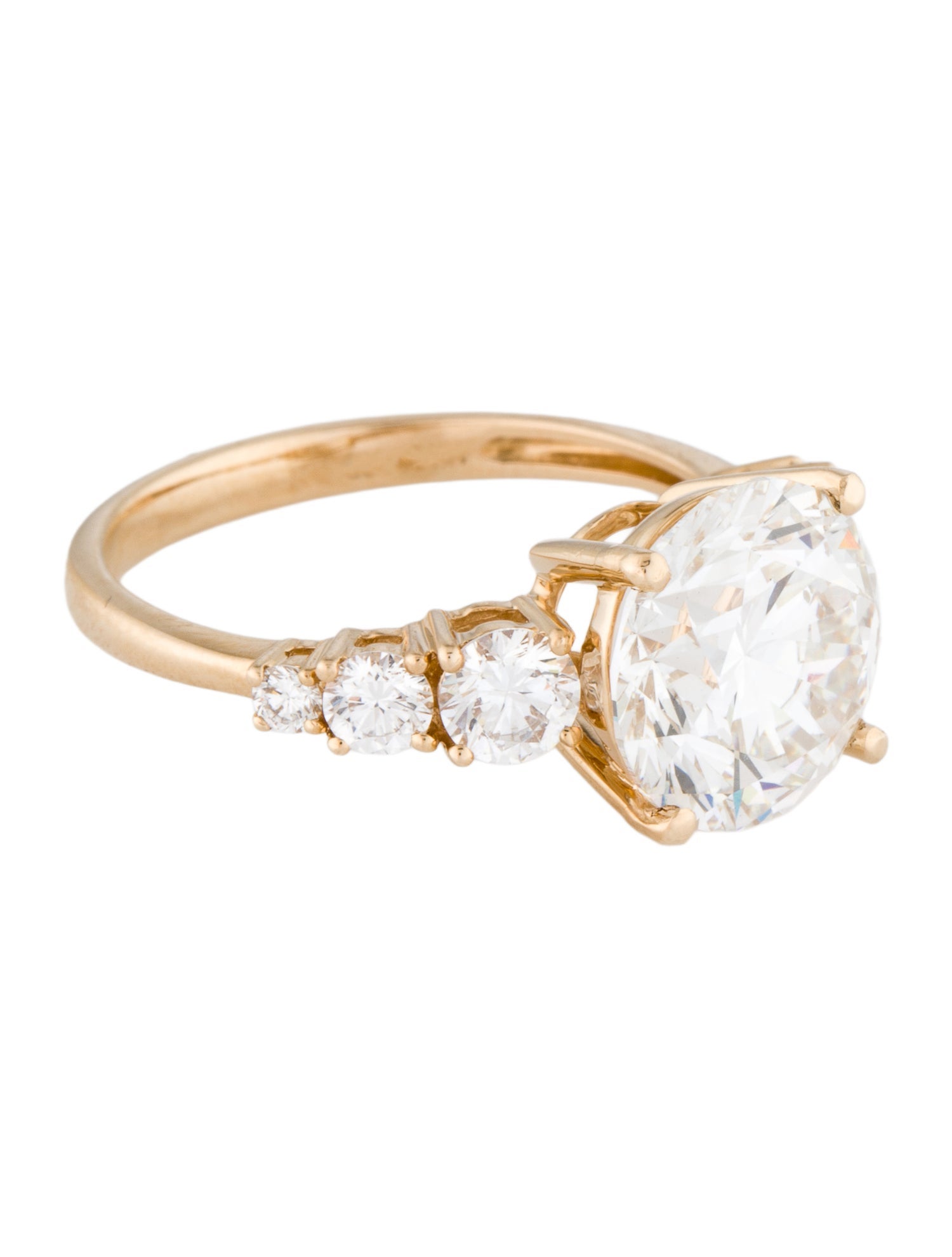 Engagement Ring 4.01ct Lab-Grown Diamond