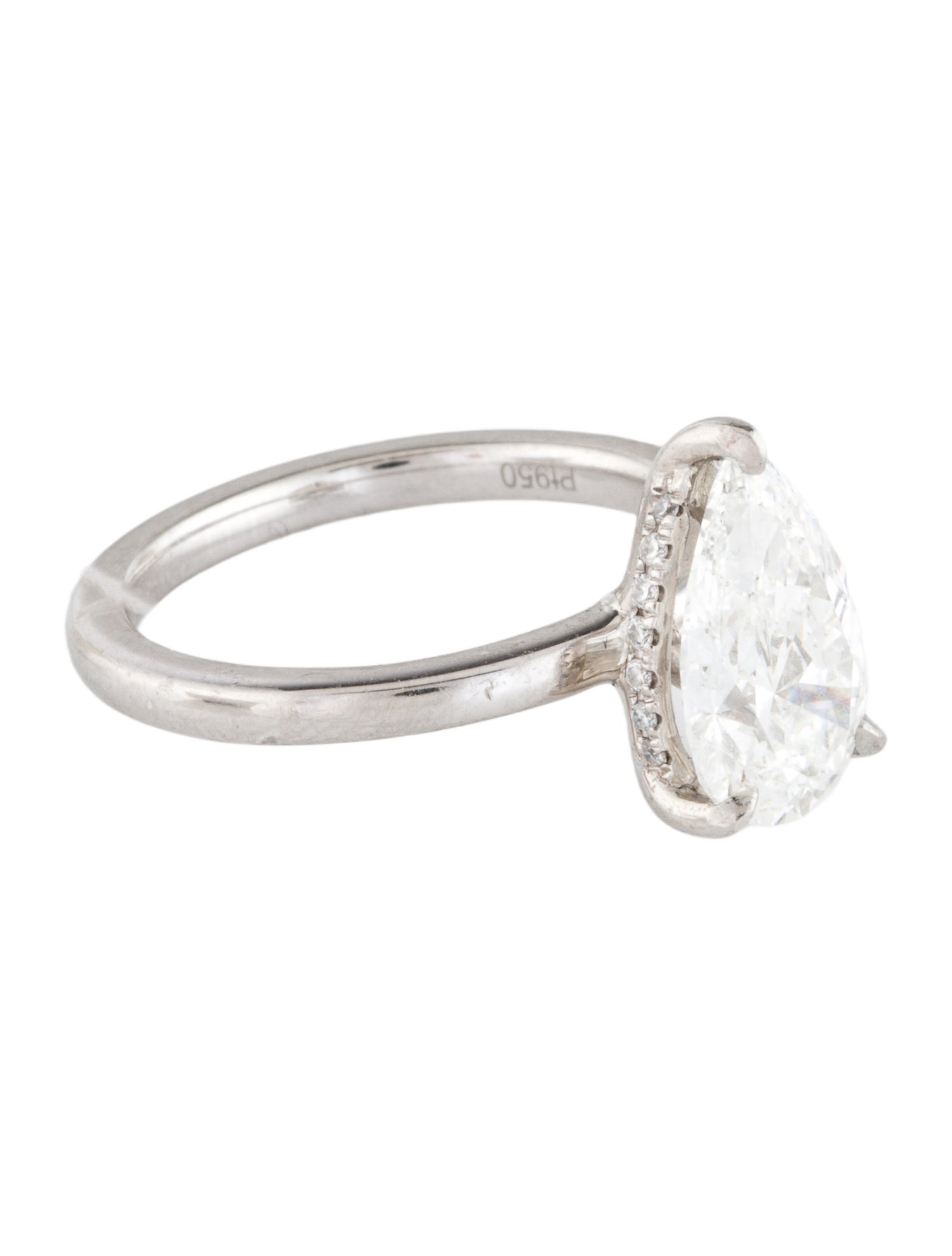 Engagement Ring Platinum 2.20ct Lab-Grown Diamond