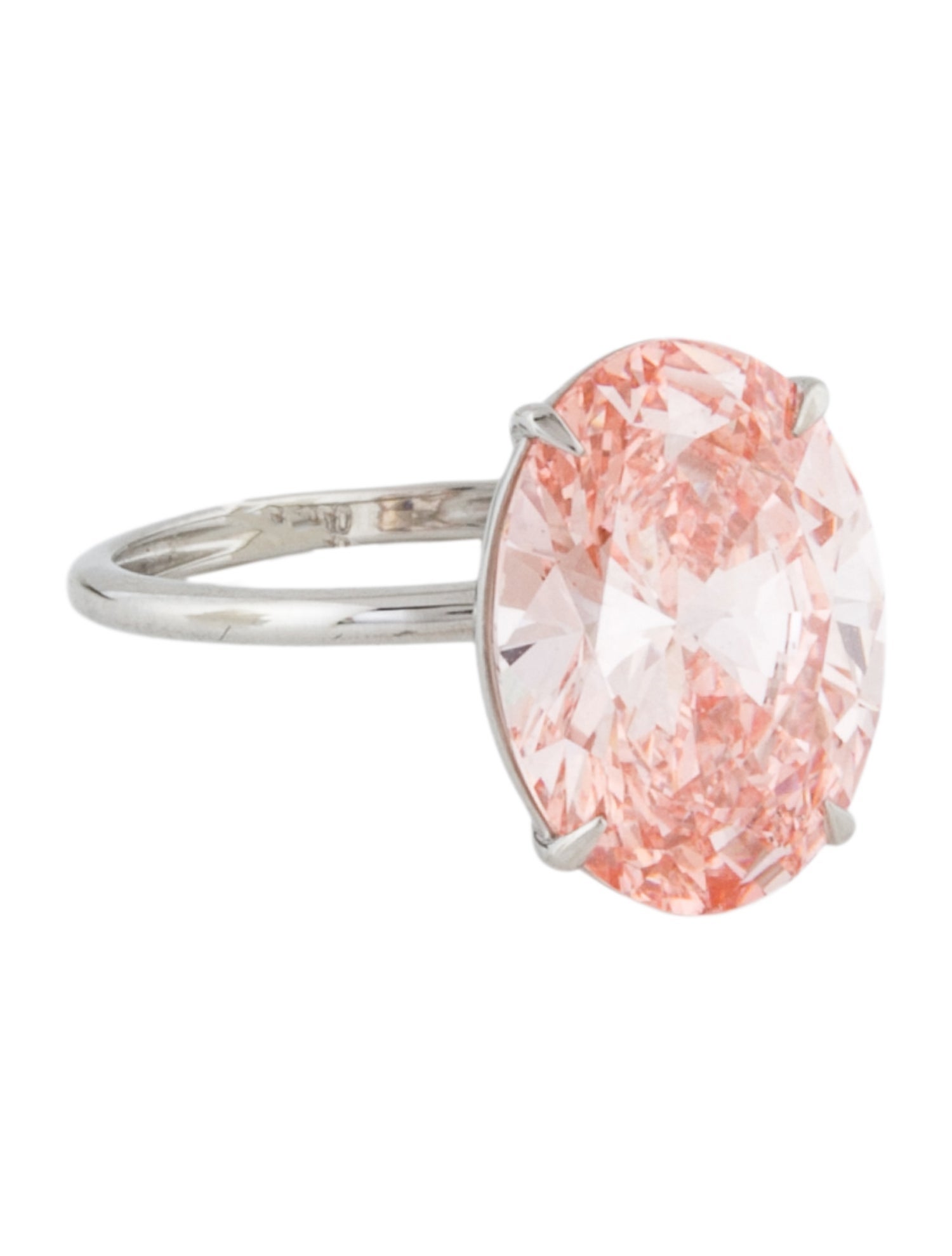 Engagement Ring Platinum 5.05ct Lab-Grown Diamond Solitaire