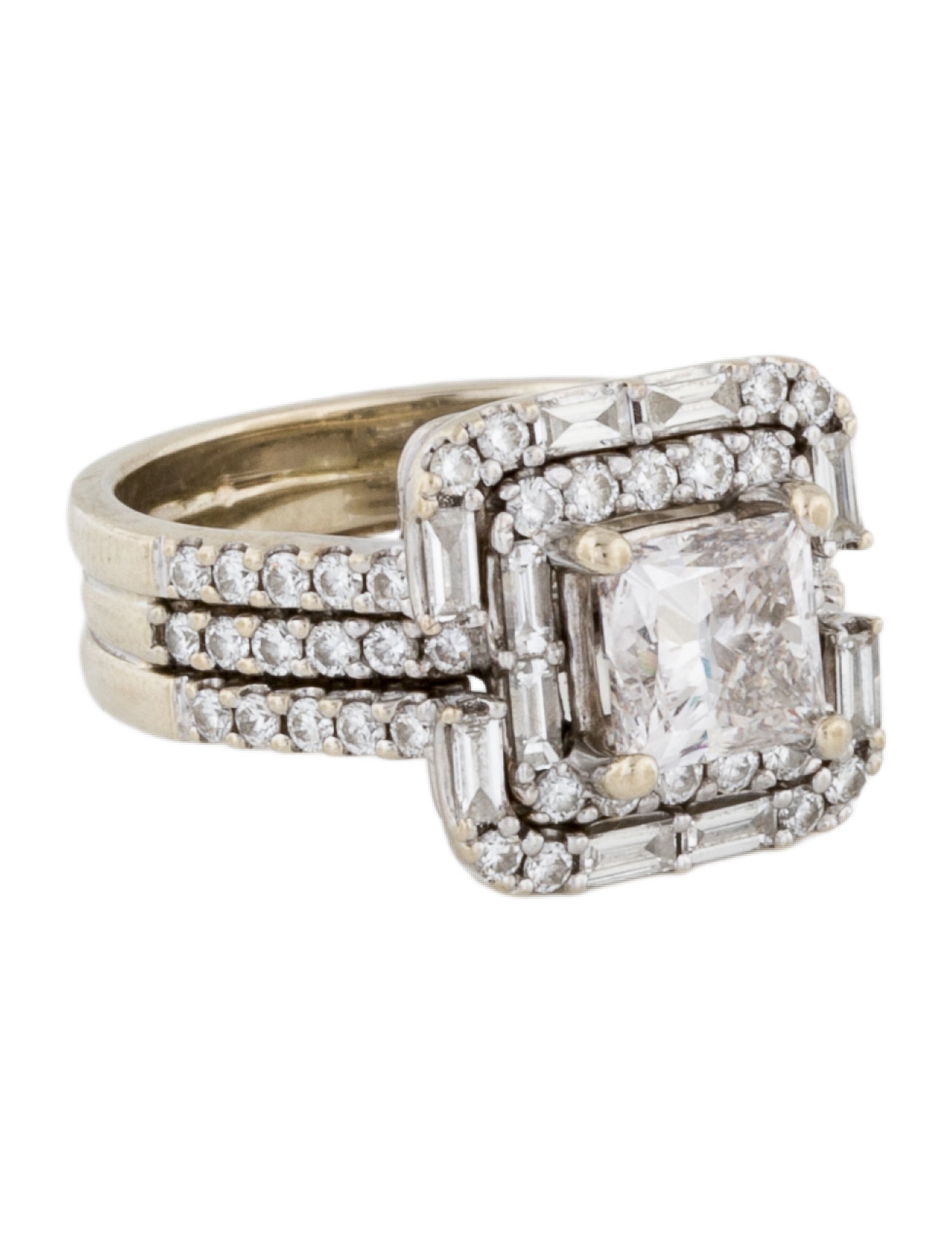 Engagement Ring 1.52ct Lab-Grown Diamond Halo