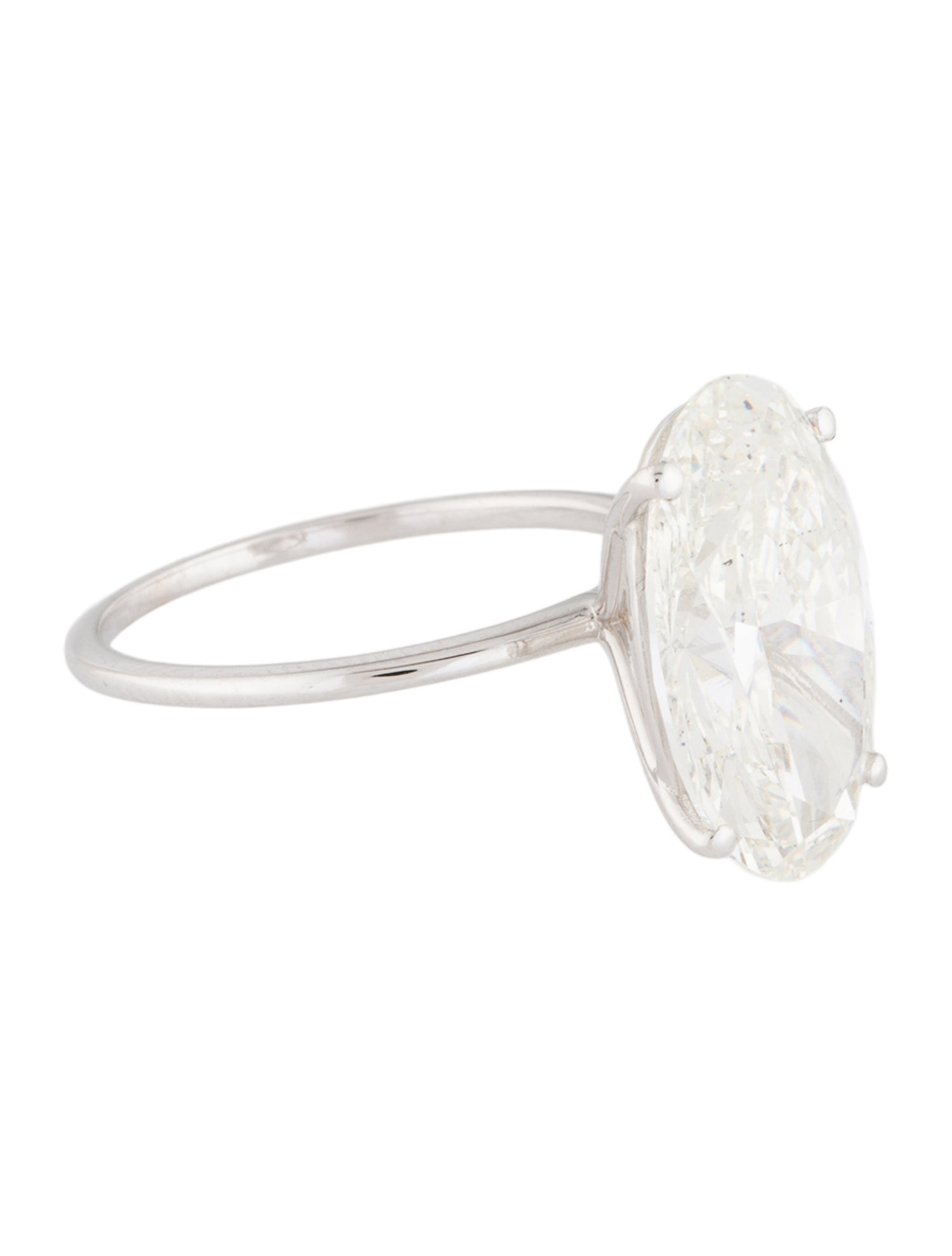 Engagement Ring 6.21ct Lab-Grown Diamond Solitaire Engagement Ring