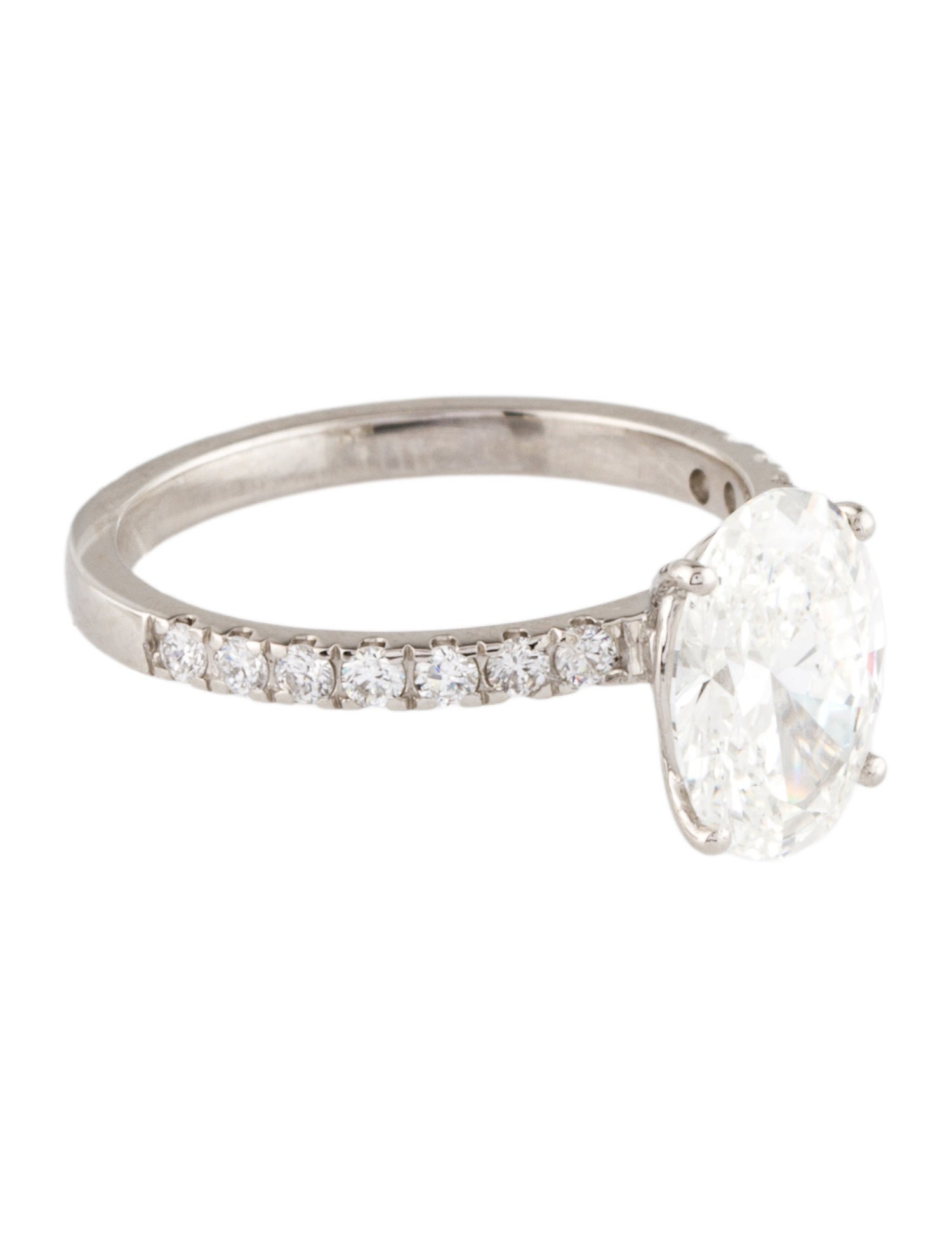 Engagement Ring Platinum 2.07ct Lab-Grown Diamond