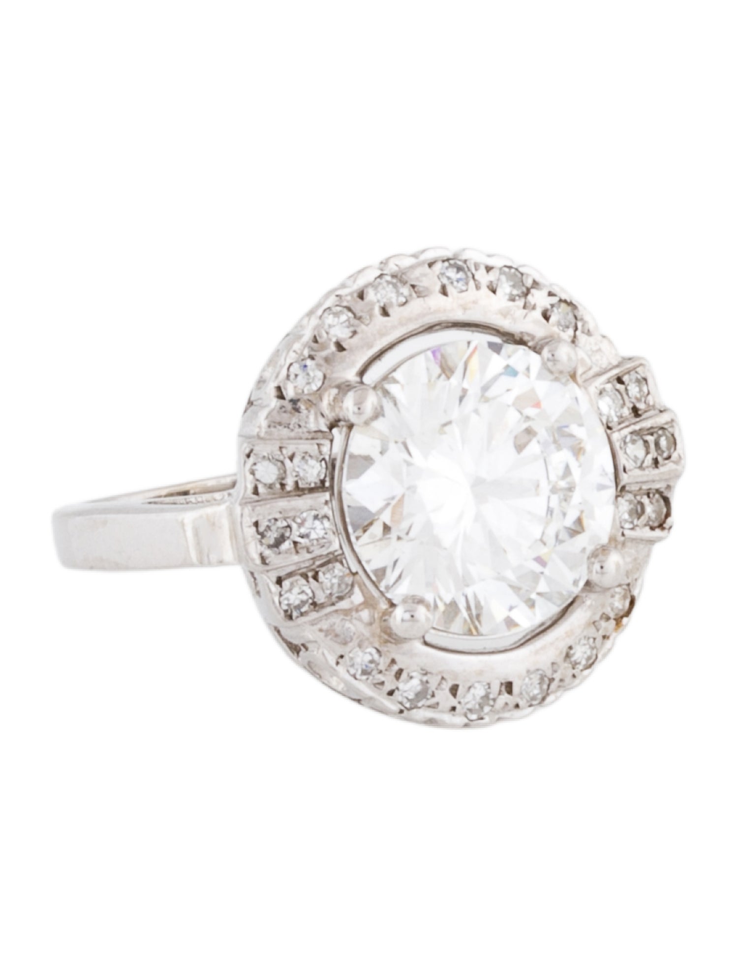 Engagement Ring 3.63ct Lab-Grown Diamond