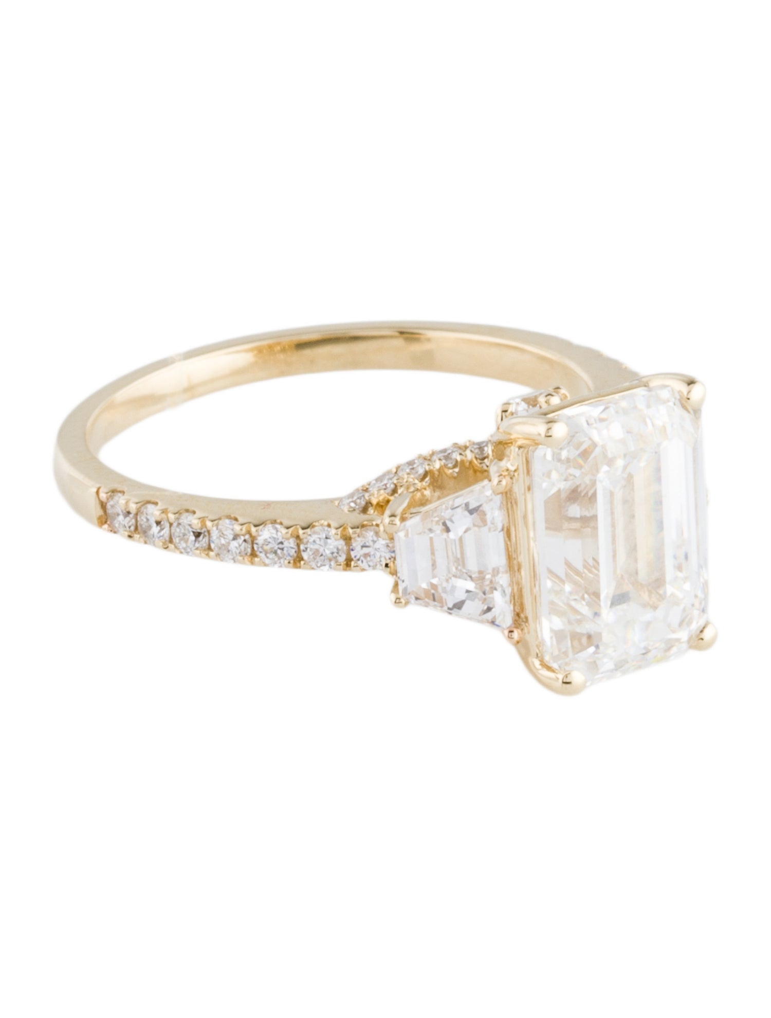 Engagement Ring 3.04ct Lab-Grown Diamond Engagement Ring