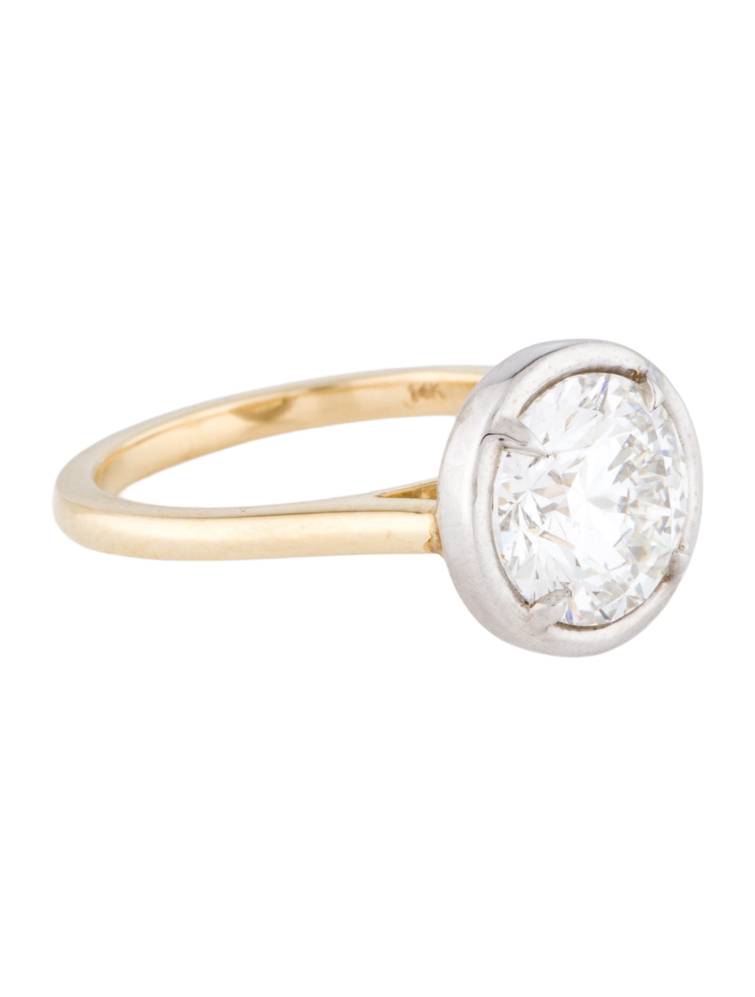 Engagement Ring 14K 2.85ct Lab-Grown Diamond