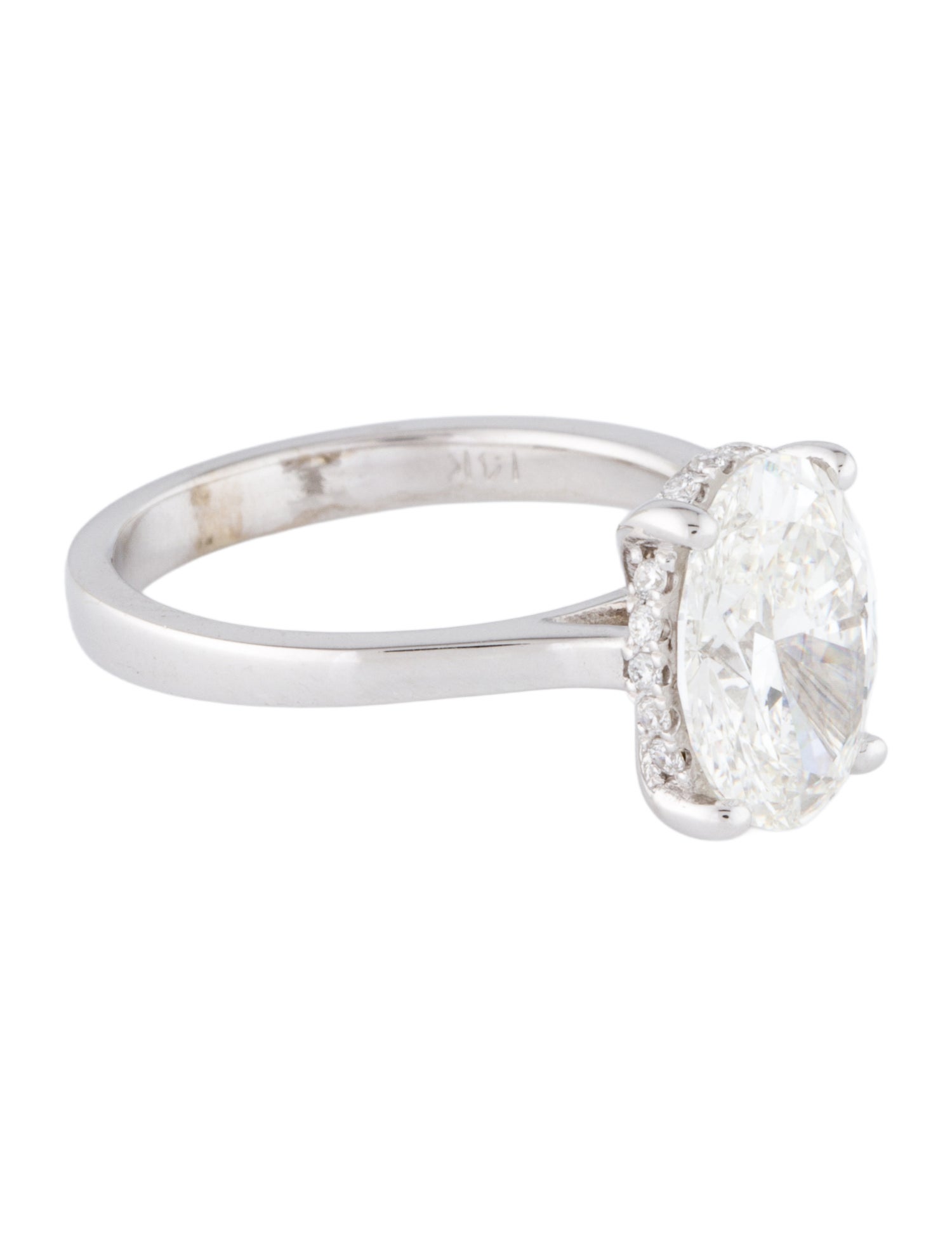 Engagement Ring Ring 14K 2.54ct Lab-Grown Diamond