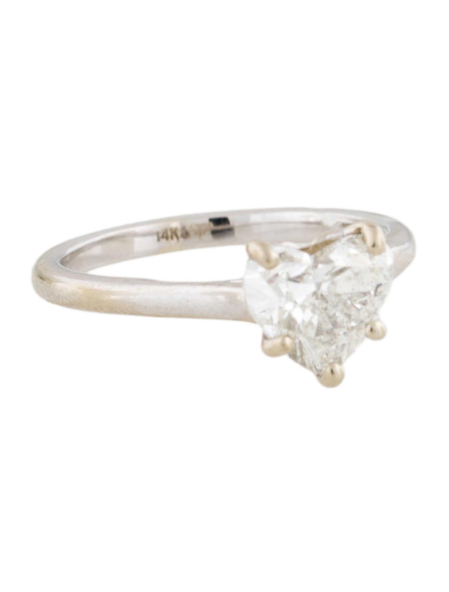 Engagement Ring 1.79ct Diamond Heart