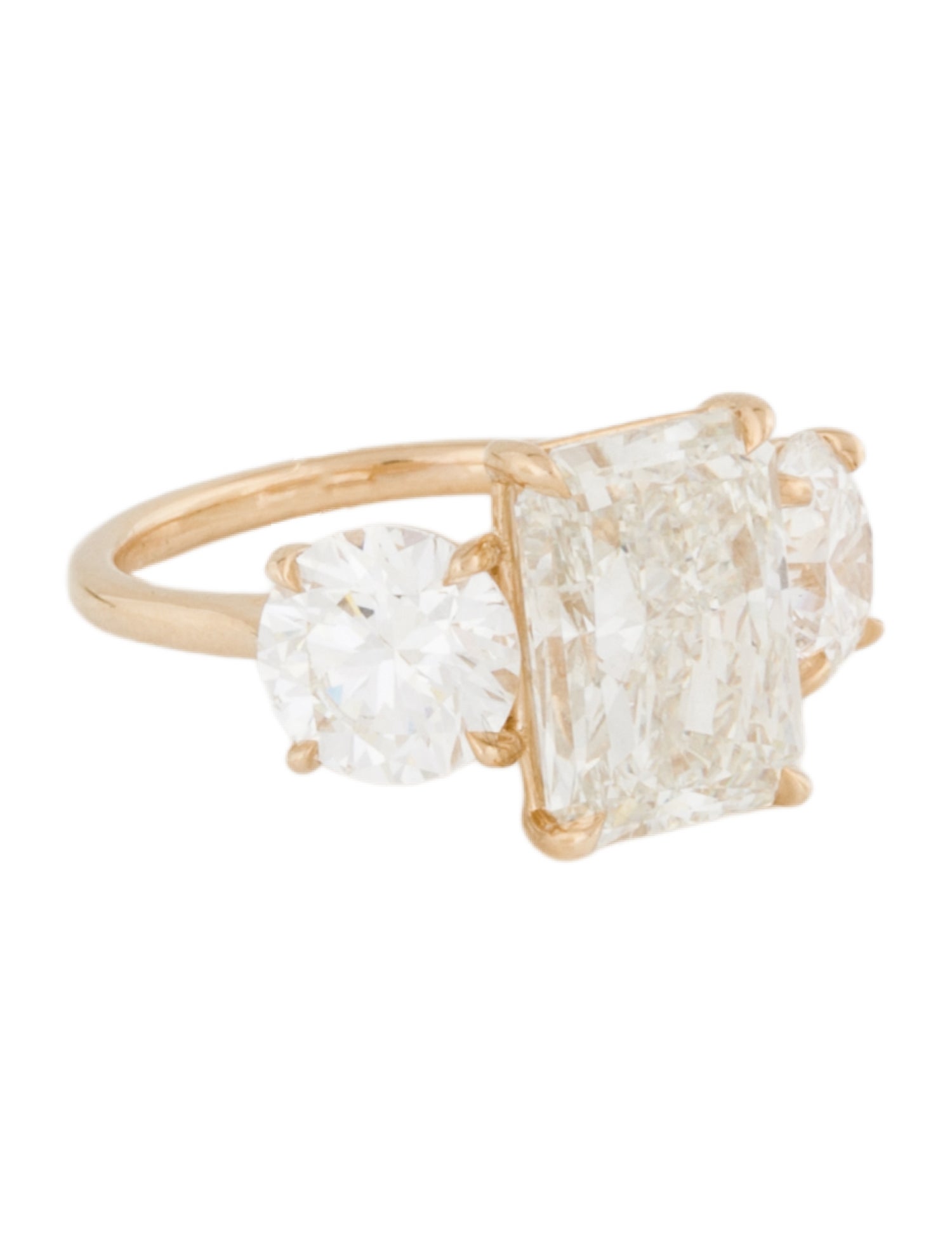 Engagement Ring 7.53ctw Lab-Grown Diamond Three-Stone