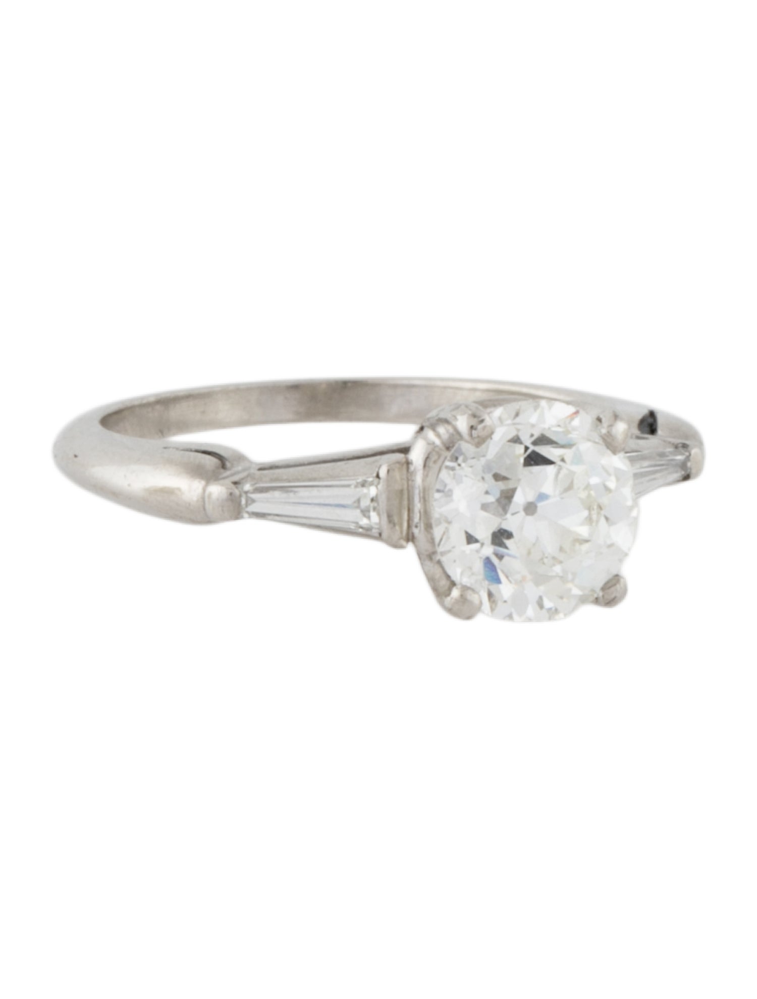 Engagement Ring Platinum 1.47ct Diamond