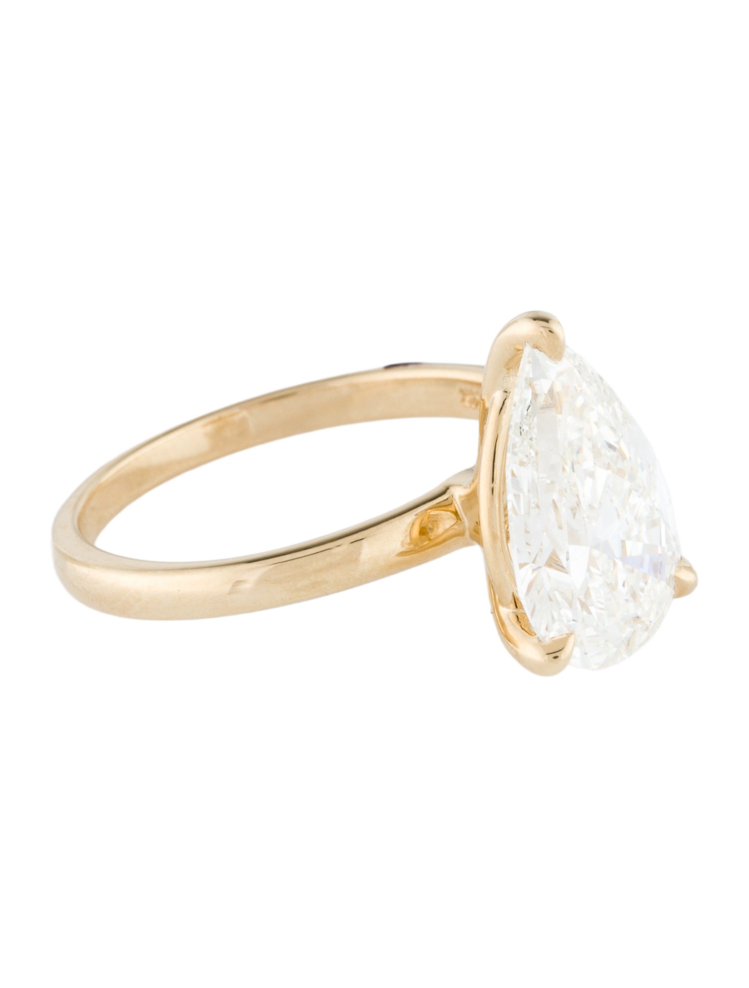Engagement Ring 3.08ctw Lab-Grown Diamond Soliatire Engagement Ring